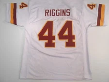 UNSIGNED CUSTOM Sewn Stitched John Riggins White Jersey - M, L, XL, 2XL, 3XL