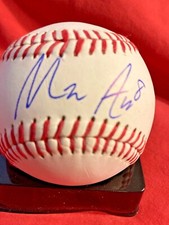 MASON AUER AUTOGRAPHED SIGNED BASEBALL TAMPA BAY RAYS COA