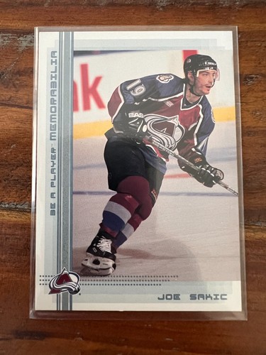 2000-01 Be a Player Memorabilia Joe Sakic Colorado Avalanche HOF #233 - Picture 1 of 2