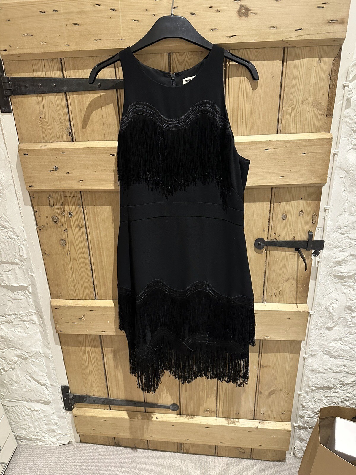 Whistles Black Charleston Style Cocktail Evening Dress 12 eBay