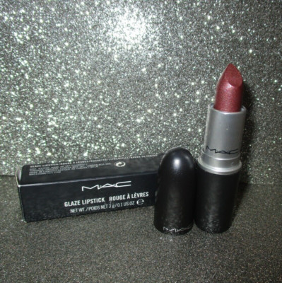 MAC Glaze Lipstick PLANT A KISS Full Size NIB
