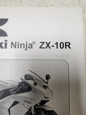 06 Kawasaki Ninja ZX-10R Dealer's Assembly Manual 99931-1460-01 | eBay