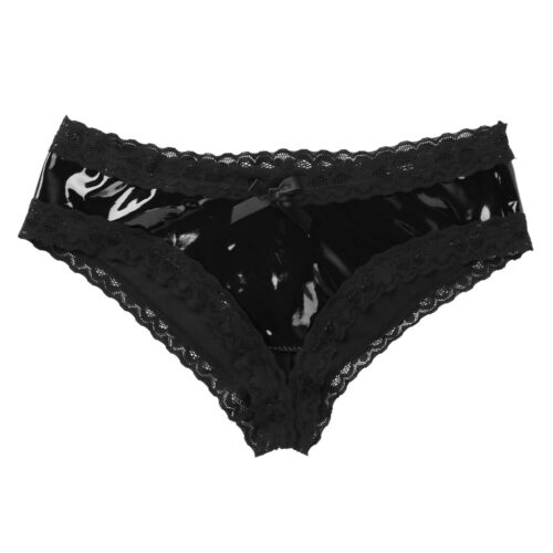 Sexy Women's Lingerie Open Crotch High Waist Panties Suspender Belt,Stockings - Picture 25 of 32