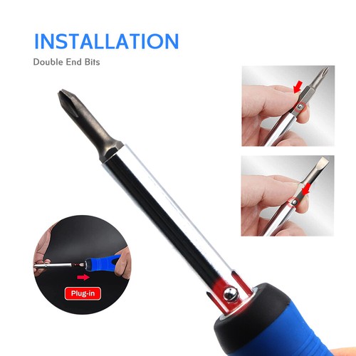 AKORD Multi-purpose Screwdriver 4PCS & Screws 456PCS Kit Combo Home Repair DIY - Picture 8 of 10
