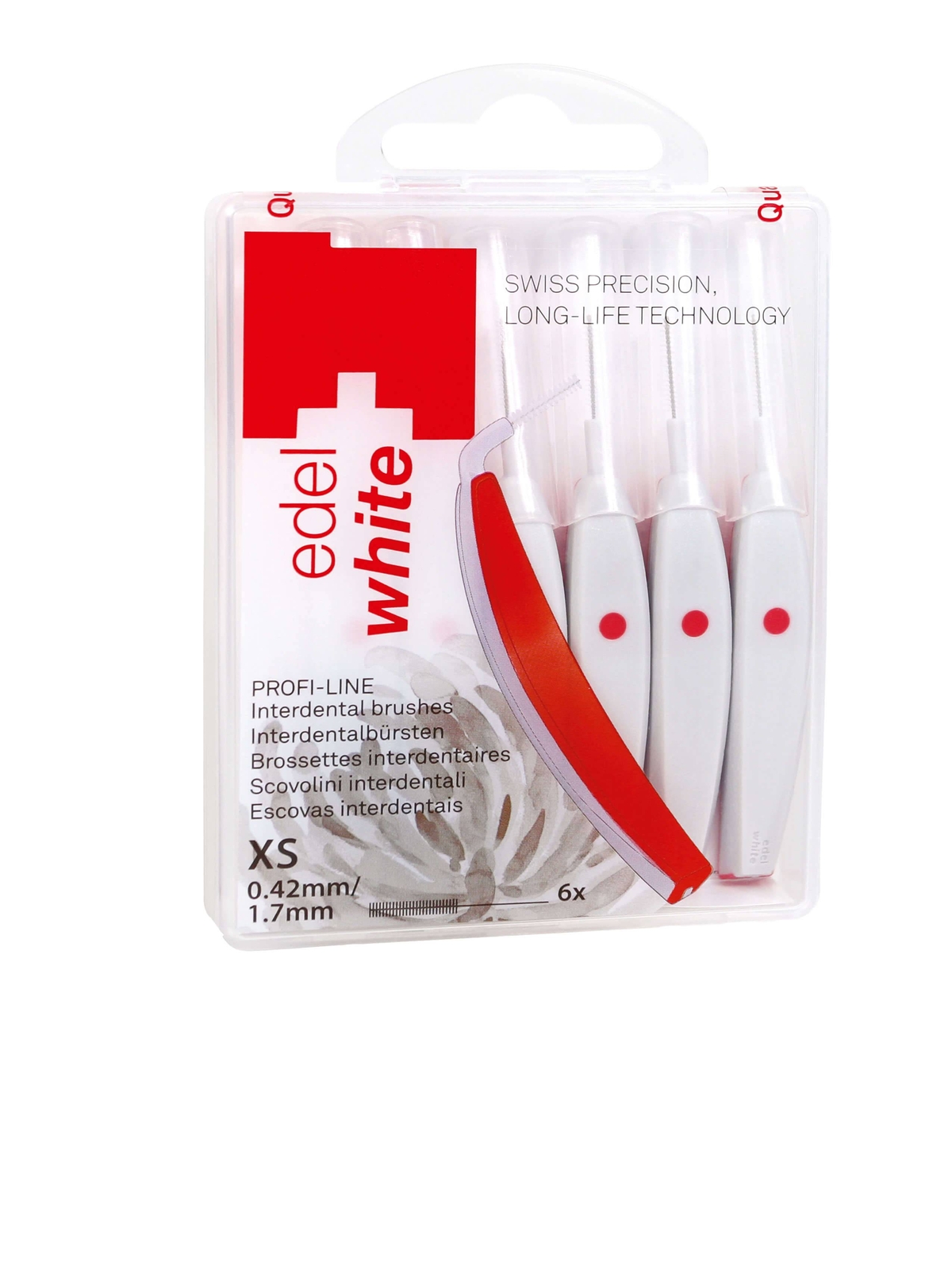 Edelwhite pro Interdent.Bür.XS 0442x17 mm 6 St Zahnbürste - Bild 2