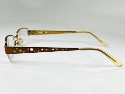 New Kids db4k by Europa FLOWER GIRL 01 Brown Eyeglasses 43/16/120 db4k Europa kids Hipster eyeglass frame 43-17-120 NEW Kids  main image 4