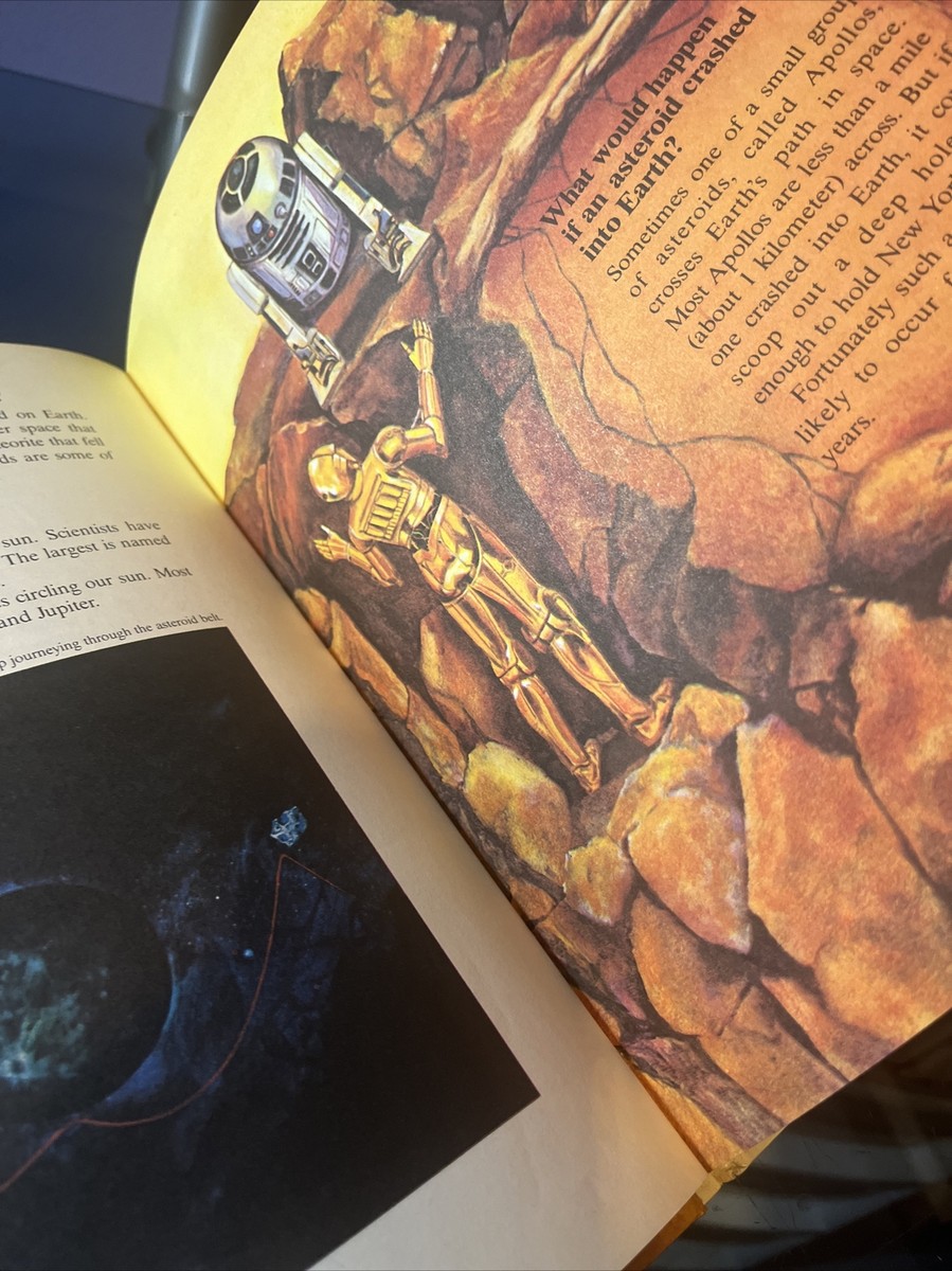 Vintage Star Wars Question and Answer Book About Space ~ 1979 1st