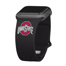 Ohio State Buckeyes Silicone Watch Band Compatible with Apple Watch