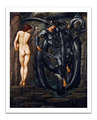 PERSEUS CYCLE 7: DOOM FULLFILLED Edward Burne Jones 1882 Painting 21x17'' Print