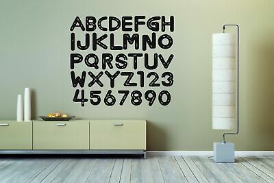 Wall Decal Vinyl Sticker Bedroom Nursery Mathematics tree numbers letters bo2896