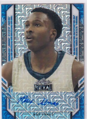 2022 Leaf Gold Rookie No. PA-MA1 Max Abmas Auto Blue 5/20