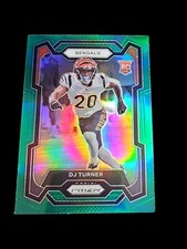 2023 Prizm DJ Turner Cincinnati Bengals Rookie RC Green Prizm 