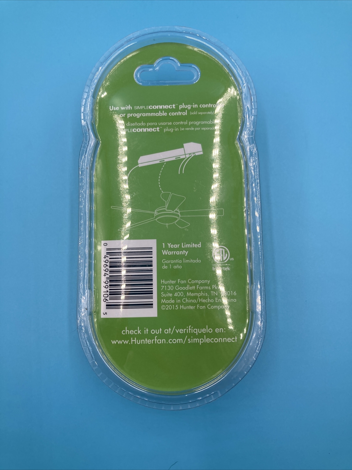 Hunter 99106 Simple Connect Remote 