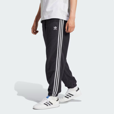 New Adidas Originals Mens ADICOLOR 3S FLEECE SWEAT PANTS IZ4798 BLACK S-2XL