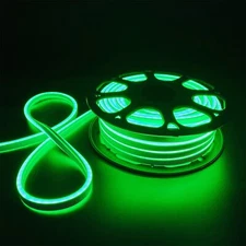 50ft 110V LED Neon Rope Light Strip Waterproof Party Garden Building Room Decor