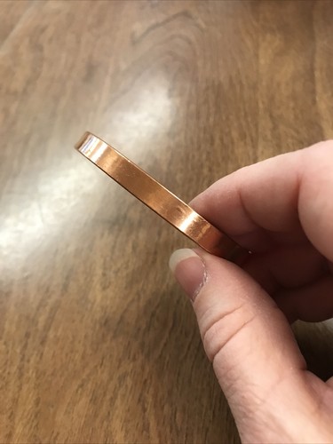 Plain Solid Copper Bangle - Picture 4 of 4
