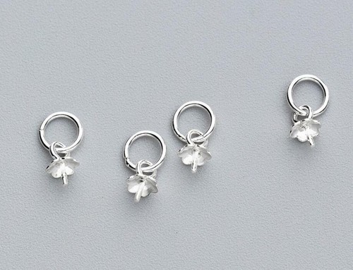 14mm Sterling Silver Bail Pendant Holder F33-F33