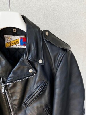 Schott Perfecto Double Leather Riders Jacket Size 38 Made in USA