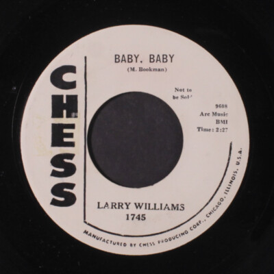 Larry Williams: Mach Dich Bereit / Baby, Baby Schach 7'' Single 45 U/min