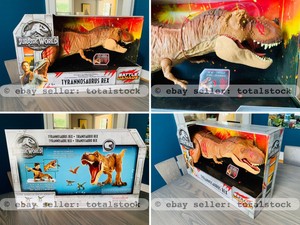jurassic world super colossal tyrannosaurus rex battle damage