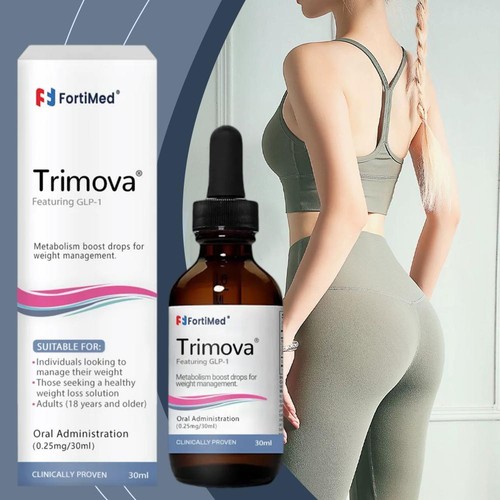 Trimova GLP-1 Drops Trimova Metabolism Drops for Men & Women 30ml Fat Burning- - Picture 6 of 16