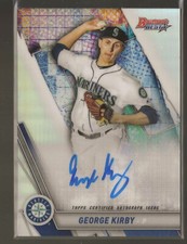 2019 Bowman's Best George Kirby Best of 2019 Autographs Refractor Auto Mariners