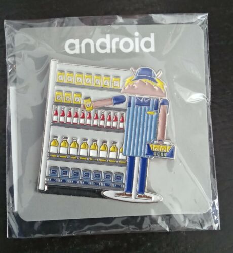 Enamel Pin Badge Android Mobile World Congress Barcelona Spain New - Picture 1 of 2