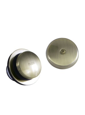 DTT5302A3 Easy Touch Toe-Tap Conversion Tub Drain Kit Antique Brushed Brass Gold