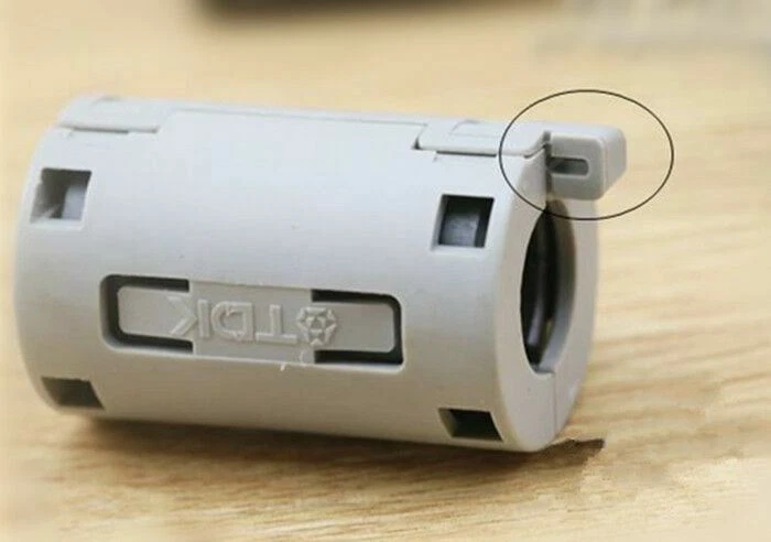 10 Stück GRAU TDK 11 mm ZCAT2132-1130 Clip-on RFI EMI Filter Ferrit Ferrite