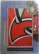 2021-22 Black Diamond Rookie Team Logo Jumbo #RTL-AH New Jersey Alexander Holtz