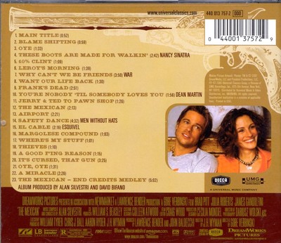 THE MEXICAN [MUSIC FROM THE MOTION PICTURE] NEW CD