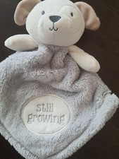 Baby Gear NEW NO TAG Puppy Dog Lovey Gray Plush Still Growing Security Blanket