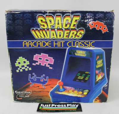 Excalibur Space Invaders Table Top Arcade Hit Classic LCD Game NIB 402-A