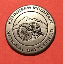 Kennesaw Mountain National Battlefield Illinois Monument Token