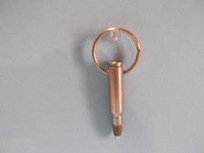 Old  Unique Collectible Key Chain 2.5"in Metal REM 7mm Bullet