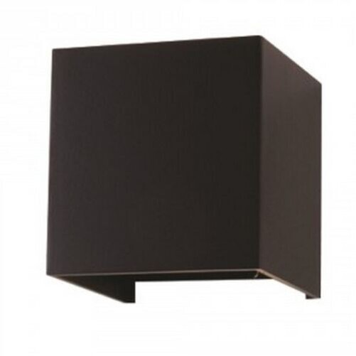 Lampe Zum Wand Doppelt LED Kolben 6W IP65 Quadratisch Farbe Schwarz V-Tac VT-759-image