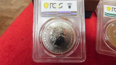 2021 Niue 1 oz Silver $2 Pirates of the Caribbean Black Pearl