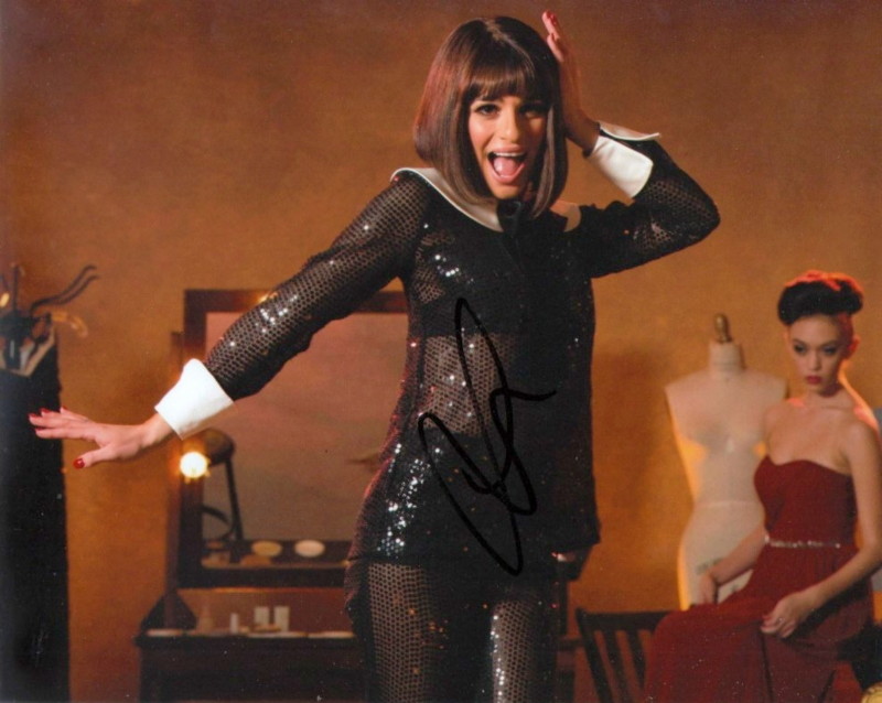 LEA Glee's Funny Girl SIGNED