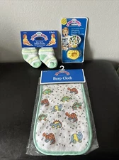 Baby King Pacifier Socks Burp Cloth Lot Vintage 