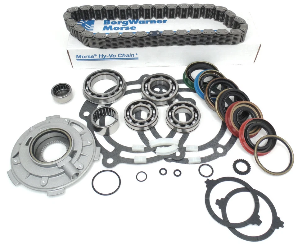 Kit completo de rodamientos y sellos NP231 caja de transferencia cadena y kit de bomba 1994-en 16 mm Foto 4 de 4