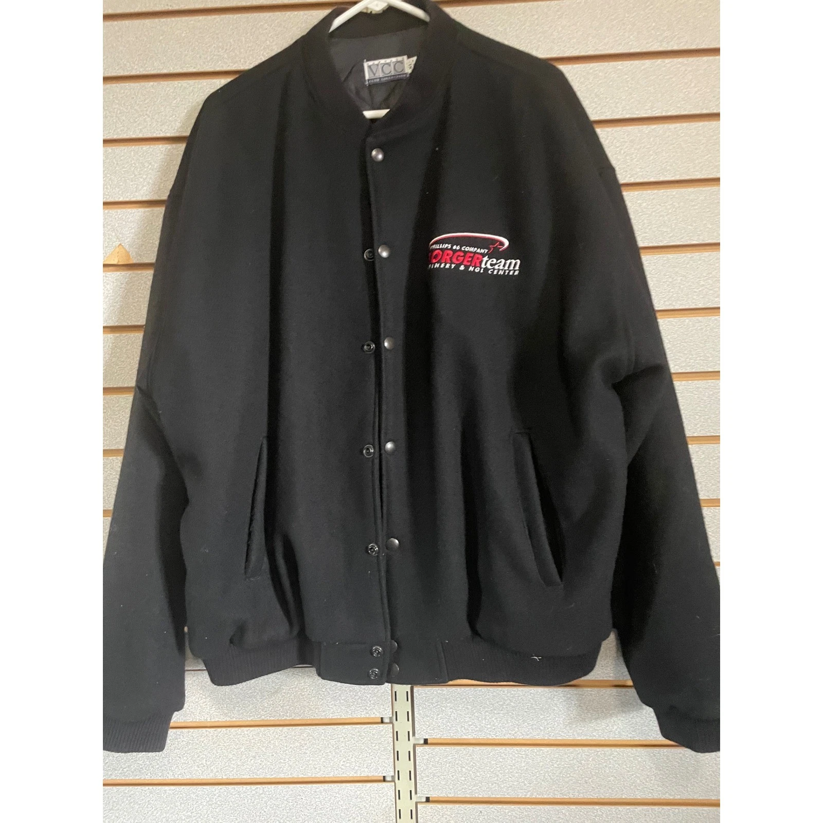 VCC Club Collection Phillips 66 Borger Team Wool Blend Jacket Mens XL