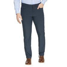 size 36x30 blue Greg Norman Men's 5 Pocket Stretch Comfort Travel Casual Pant