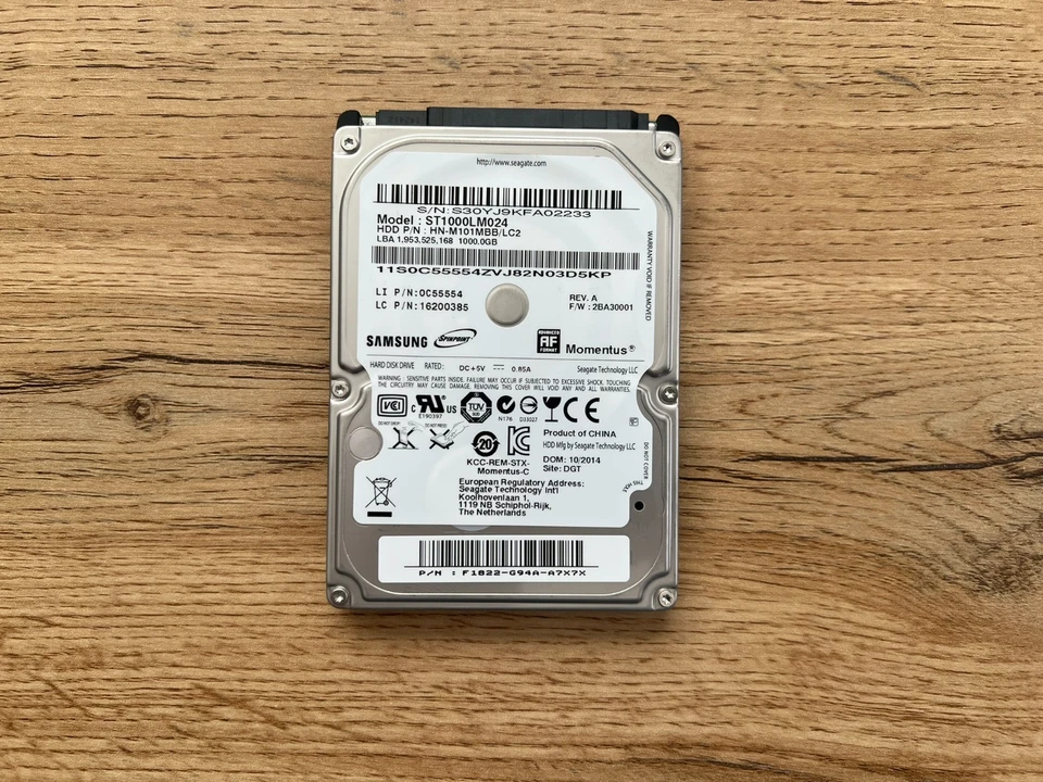 1TB Festplatte HDD 2,5 Zoll mit Windows 11 Pro 25H2 für Notebook Laptop und PC - Bild 2 von 3