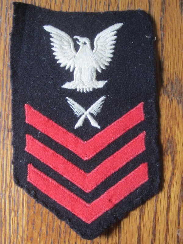 "1944" WWII ERA, US NAVY YEOMAN 1st CLASS RATE , NO GLOW