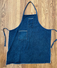 Vintage 1960's Selvedge Denim Nail Tool Apron Workwear USA REDLINE