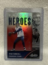 2020 Panini Absolute Unsung Heroes Ryan Tannehill #UH-RT Spectrum Red /100