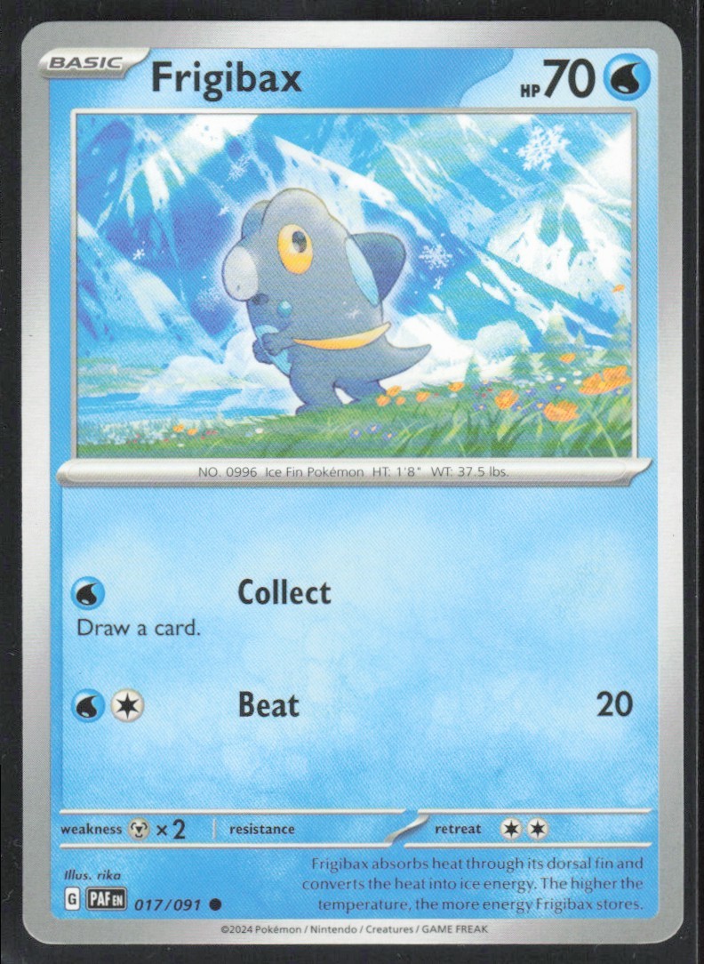 2024 Scarlet & Violet Series - Paldean Fates Frigibax Common #17