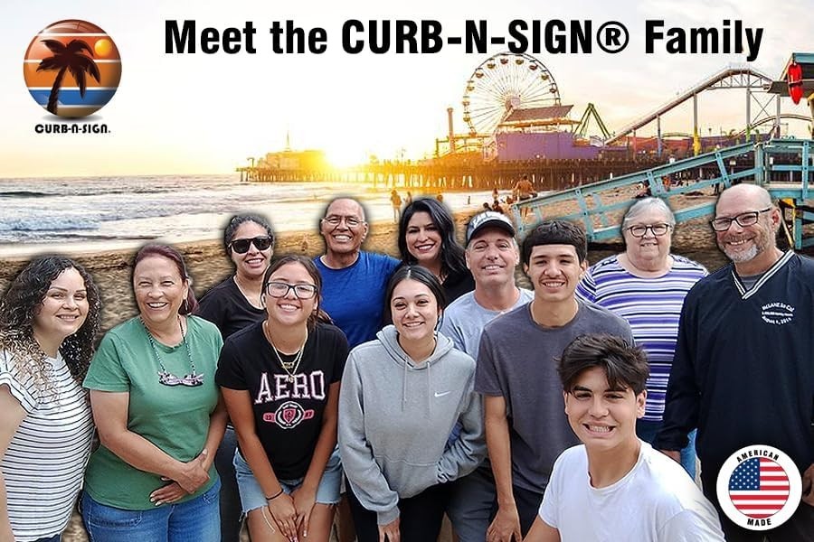 Curb N Sign Fire Lane Stencil - 4 Inch  No Parking Stencil for Customizing Cu...