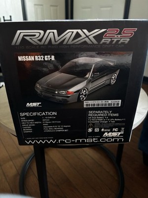 MST RMX 2.5 RTR Nissan R32 GT-R 1/10 Electric RWD RC Drift Car Gray