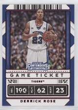 2020 Panini Contenders Draft Picks Variation Game Ticket Red Derrick Rose 0b7v